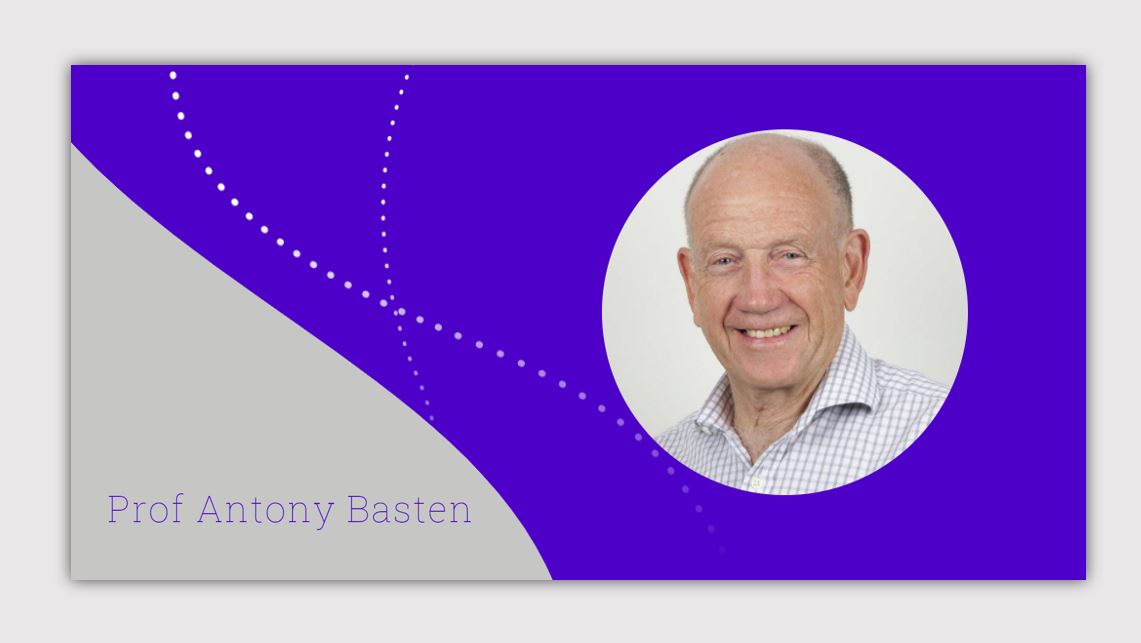 Pharma News - Professor Tony Basten recalls first industry research award
