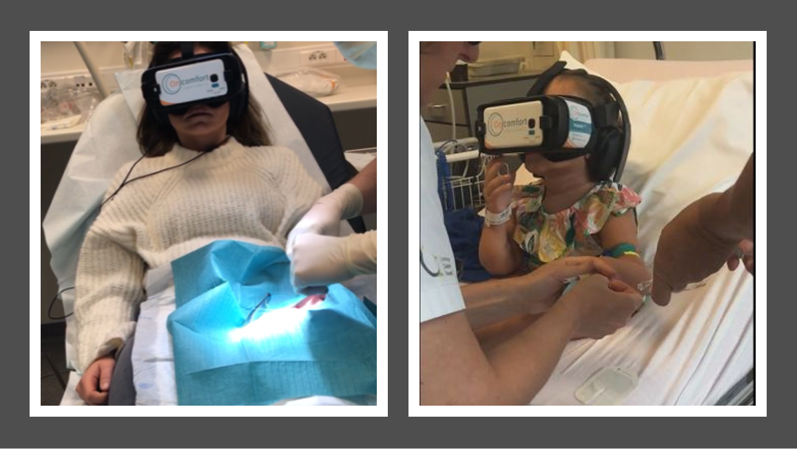 Healthcare Technology Digital Innovations - VR to alleviate pain and anxiety for patients undergoing medical procedures