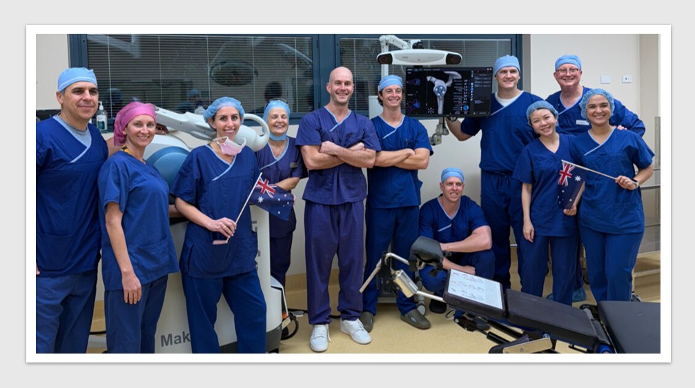 Australia among global firsts in shoulder replacement with new Stryker robotics system - Mako